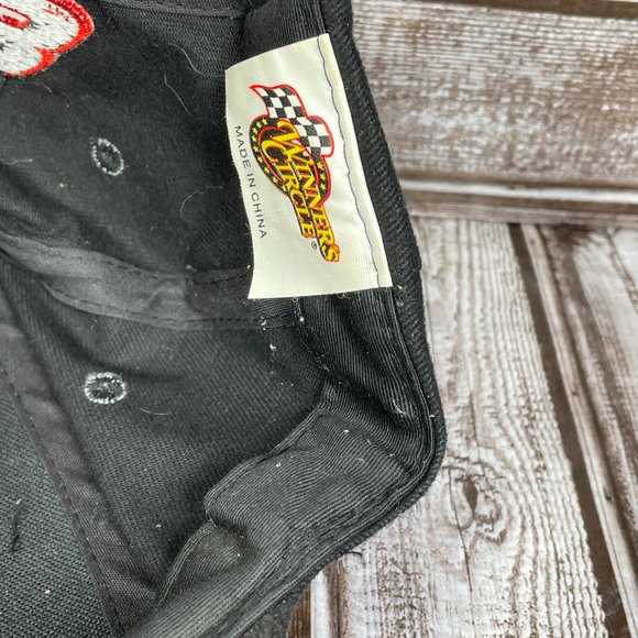 WINNER'S CIRCLE Budweiser Dale Earnhardt Jr. #8 Cap Hat Black NASCAR OSFA - Picture 6 of 7